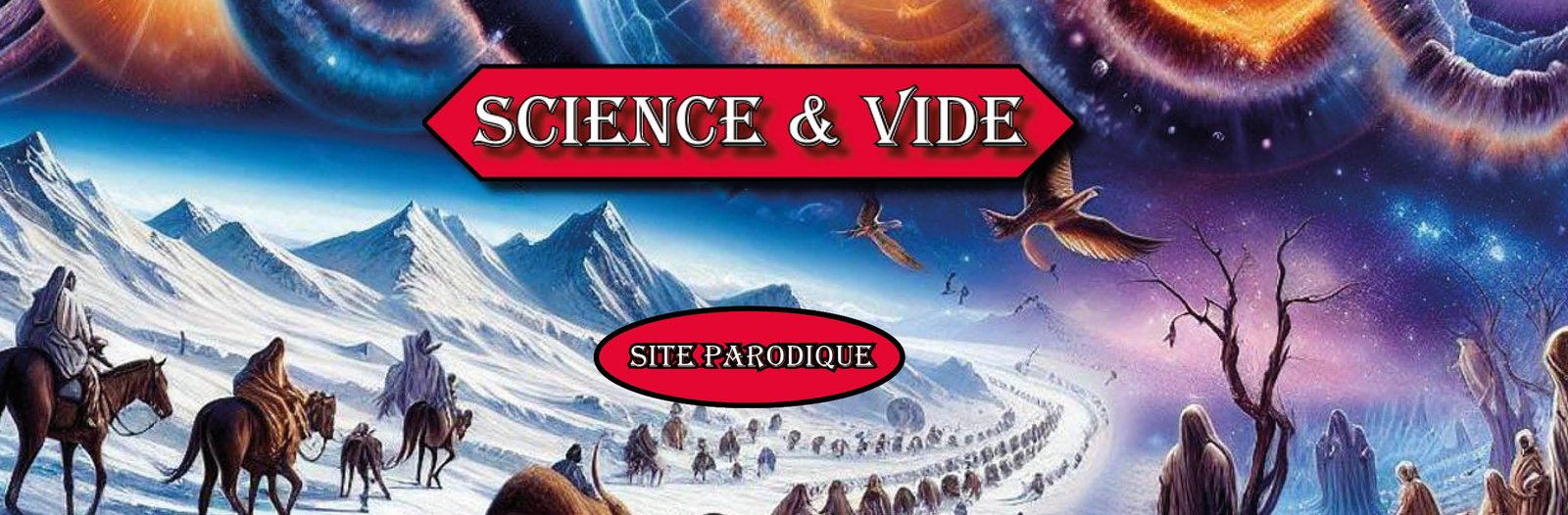 Science et Vide, bandeau d'accueil www.scienceetvide.fr
